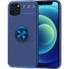 Ahlttiba Iphone 13 Uyumlu Cep Telefonu Için Dönebilen Yüzüklü Standlı Silikon Ravel Kapak