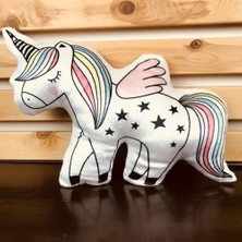 Pileli Store Unicorn Tasarımlı Yumuşak Peluş Yastık