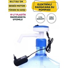 Macro Star Elektrikli Damacana Su Pompası Adaptörlü Plastik 19 Litre Standart Damacana Uyumlu Yerli Ürün 2 Yıl Garantili
