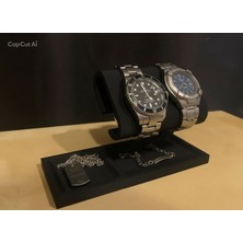 3D Tasarım Saat Standı + Takı Organizer | Şık ve Minimal Tasarım