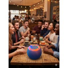 Wirkmarkt Karışık Renklerde  Kablosuz Hoparlör Ses Bombası Rgb Işıklı Radyolu