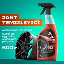 GRASS Jant Temizleyici Sprey 600 ml – Balata Tozu ve Pas Çözücü, Güçlü Jant Temizleme