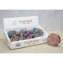 Pileli Store Pilelistore Taşlı El Aynası Yuvarlak Ince