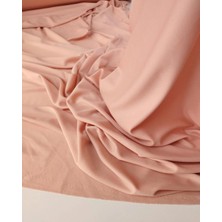 Kumaş Parça Somon Pembe Arası Renkte Astarlık Jarse Kumaş En: 150CM
