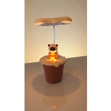 Famemus Accessory Capybara Kapibara Masa Üzeri Gece Lambası Hediyelik Ürün BOYUT:22CM