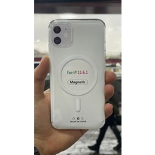 İzel Aksesuar Apple Iphone 11 Sert Pc Sararmaz Magsafe Şeffaf  Kılıf