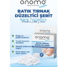 Onomo Batık Tırnak Düzeltici Plastik Şerit 10 Adet Kolay ve Pratik Kullanım İçin Tasarlandı