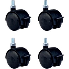 Pileli Store Pilelistore Büyük Plastik Vidalı Frenli - 50MM HKS129 - 4 Adet