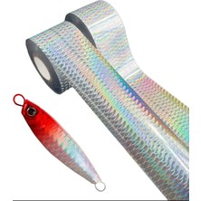 S.F. Jig Sıcak Baskı Hologram Folyosu 4CM*120M Rulo - Desenli Balıkçılık Malzemeleri - Yapay Yem Baskısı