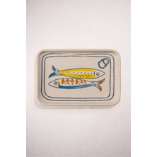 Paşabahçe Sardines Dikdörtgen Seramik Servis Tabağı S - 1 Adet