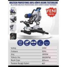 Ibeltech Raylı Gönye Kesme Testeresi IBL-GT305