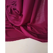 Kumaş Parça Koyu Pembe Renkte Denye Jarse Kumaş En: 150CM