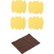 My Best Store 5li Set Araba Kapı Kolu Koruyucu Çizilme Önleyici Şeffaf Sticker Film Koruma Seti