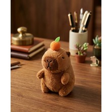Lotus Luxury Capybara Peluş Anahtarlık (15 Cm) Mekanizmalı Oynayan Kuyruk