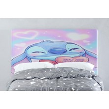 Stitch ve Kalp Baza Başlık Kılıfı M8