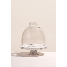 Paşabahçe Mermer Ayaklı Kek Tabağı 25 cm - 1 Adet