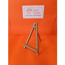 İnci Tuval Mini Şovale 20CM Ahşap