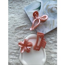 Morfi 3'lü Set Fiyonk,lotus,dikdörtgen Toka