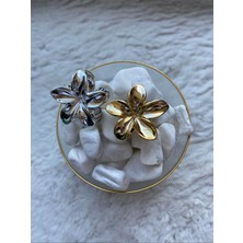 Morfi 2'li Aynalı Lotus Toka Gümüş & Gold