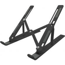 Pileli Store Pilelistore 7 Kademeli Ayarlı Katlanabilir Laptop Tablet Standı Siyah