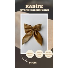 Joinkidz Kadife Büyük Boy Fiyonk Toka Kadın