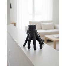 Ny Joy 3D Modern Siyah El Biblo 17X16 cm Ev ve Ofis Dekorasyonu