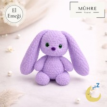 Tavşan Bebek Çocuk Uyku Arkadaşı Bebekler Için Hediye, %100 Pamuklu Organik Amigurumi Örgü