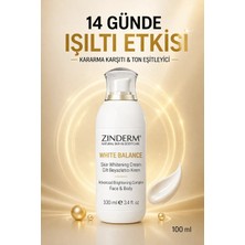 Zinderm Yüz Vücut | Kararma, Leke Karşıtı Koltuk Altı Özel Bölge Bikini Bölgesi Cilt Beyazlatıcı Krem 100 ml