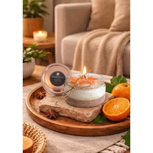 Moresun Golden Wick Kahve ve Portakal KOKULU&NBSP;%100 Doğal Soya Wax 1 Adet