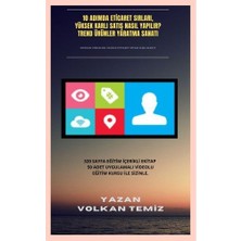Volkan Ziraat Mühendislik Adan Zye E-Ticaret Eğitimi Trend Ürün Nasıl Oluşturulur Çok Ürün Satışı Nasıl Yapılır 4 Kitap