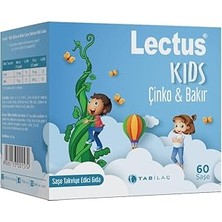 Uravas Store Lectus Kids Çinko &amp; Bakır 60 Saşe Çinko Bisglisinat
