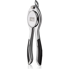 Uravas Store Vacu Vin Şampanya Şişe Açacağı, Gümüş, Kahverengi, 3,5 x 5 x 15,5 cm