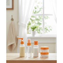 Pileli Store Seyahat Için 5’li Şeffaf Kozmetik Kap Seti 30 ml