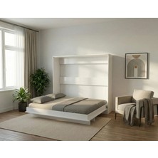 Bomo Project BomoProject | Çift Kişilik Yan Açılır Duvar Yatağı | MDF