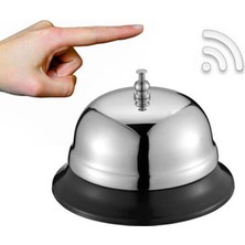 SHC4200 Resepsiyon Zili - Masa Zili Otel Resepsiyon Görevli Çağırma Çanı Gümüş