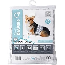 Uravas Store -Pets Erkek Köpekler Içi̇n Yikanabi̇li̇r Külot (L)