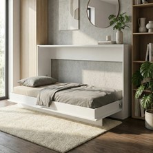 Bomo Project Bomoproject | Tek Kişilik Yan Açılır Duvar Yatağı | Mdf