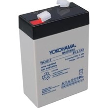 Uravas Store Yokohama Yh-62.3 6 Volt - 2.3 Amper Akü (90X43X38 Mm)