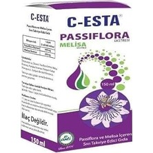 Uravas Store Anti C-Esta Şurup 150 ml (Passiflora-Melisa) Gıda Takviyesi