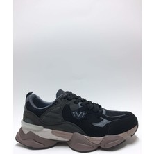 Walk Bağcıklı Siyah Renk Hafif Rahat Günlük Sneakers Spor Erkek Ayakkabı C-2739294186WLK