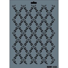 SHC4200 New Seri N-112 Stencil 35X25 cm