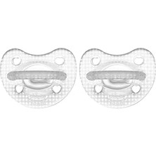 Uravas Store Physioforma Crystal, Emzik 2-6 Aylık, 2'li, Şeffaf/beyaz