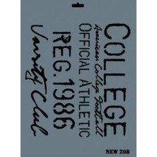 SHC4200 New Seri N-208 Stencil 35X25 cm