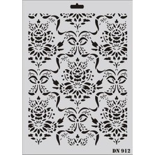 SHC4200 Dantel Seri DN-912 Stencil 35X25 cm