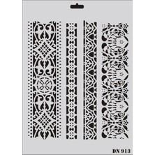 SHC4200 Dantel Seri DN-913 Stencil 35X25 cm