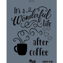 SHC4200 New Seri N-418 Stencil 35X25 cm
