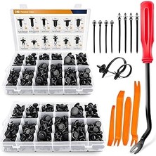 Uravas Store Gooacc 480 Adet Tampon Tutucu Klipler Raptiye Sökücü Araba Plastik Perçin Itme Tutucu Kiti-Kapı Tri