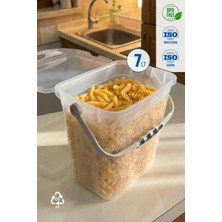 GOLCIA 7 Litre BPA İçermeyen Şeffaf Portatif Saklama / Depolama Kutusu