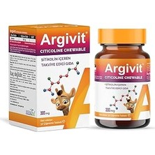 Uravas Store Argivit Citicoline Chewable Sitikolin Içeren Edici Gıda 30 Tablet