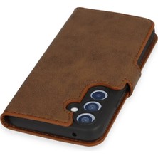 İlk El Grup Ieg™  Samsung Galaxy A34 5g Kılıf Trend S Plus Kapaklı Kılıf - Taba